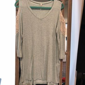 Cold Shoulder Tunic